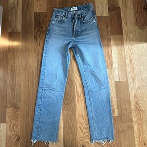 Agolde 90s Pinch in Ruminate sz 24
